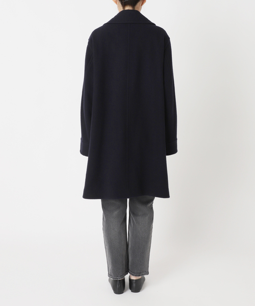 JOURNAL STANDARD relume(ジャーナルスタンダード レリューム)の「尾州ウールスーパー100モッサロングコート(チェスターコート・レディース・チョコ/ネイビー・36/38)」の18枚目の写真