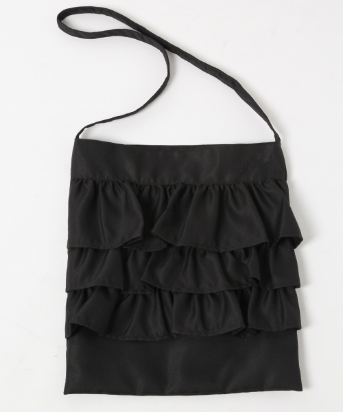 Heather（ヘザー）の「フリルショルダー　726657（ショルダーバッグ・レディース・アイボリー/ブラック/ピンク系その他/グリーン・FREE）」の3枚目の写真