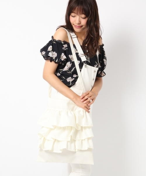 Heather（ヘザー）の「フリルショルダー　726657（ショルダーバッグ・レディース・アイボリー/ブラック/ピンク系その他/グリーン・FREE）」の10枚目の写真