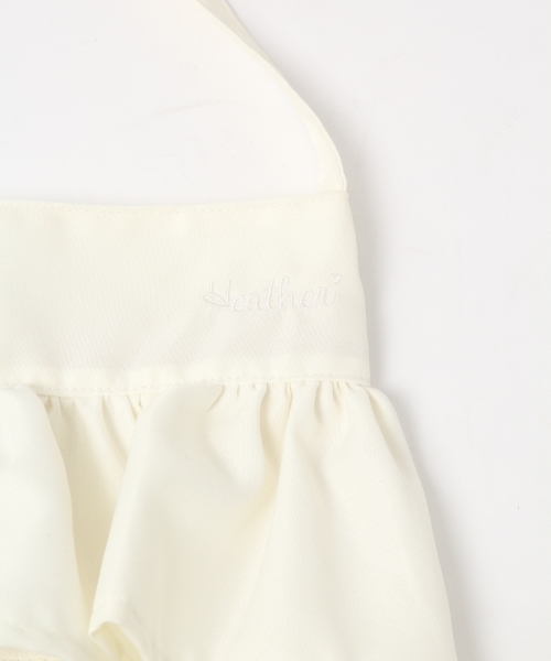 Heather（ヘザー）の「フリルショルダー　726657（ショルダーバッグ・レディース・アイボリー/ブラック/ピンク系その他/グリーン・FREE）」の6枚目の写真