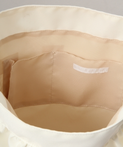 Heather（ヘザー）の「フリルショルダー　726657（ショルダーバッグ・レディース・アイボリー/ブラック/ピンク系その他/グリーン・FREE）」の8枚目の写真