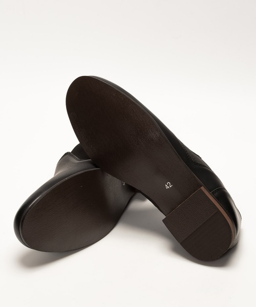 O-NINE（オーナイン）の「サイドゴアシューズ /  2WAY スリッポン（スリッポン・メンズ・ブラウン/ネイビー/グレー/ブラック/ベージュ/ダークブラウン・42/44/40/46/39/45/41/43）」の11枚目の写真