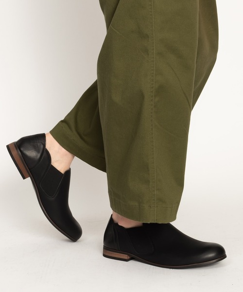 O-NINE（オーナイン）の「サイドゴアシューズ /  2WAY スリッポン（スリッポン・メンズ・ブラウン/ネイビー/グレー/ブラック/ベージュ/ダークブラウン・42/44/40/46/39/45/41/43）」の14枚目の写真