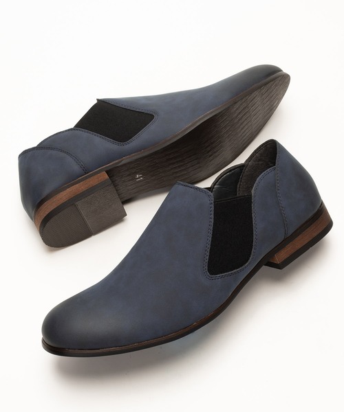 O-NINE（オーナイン）の「サイドゴアシューズ /  2WAY スリッポン（スリッポン・メンズ・ブラウン/ネイビー/グレー/ブラック/ベージュ/ダークブラウン・42/44/40/46/39/45/41/43）」の22枚目の写真