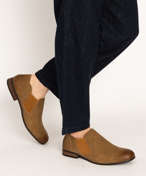 O-NINE（オーナイン）の「サイドゴアシューズ /  2WAY スリッポン（スリッポン・メンズ・ブラウン/ネイビー/グレー/ブラック/ベージュ/ダークブラウン・42/44/40/46/39/45/41/43）」の20枚目の写真