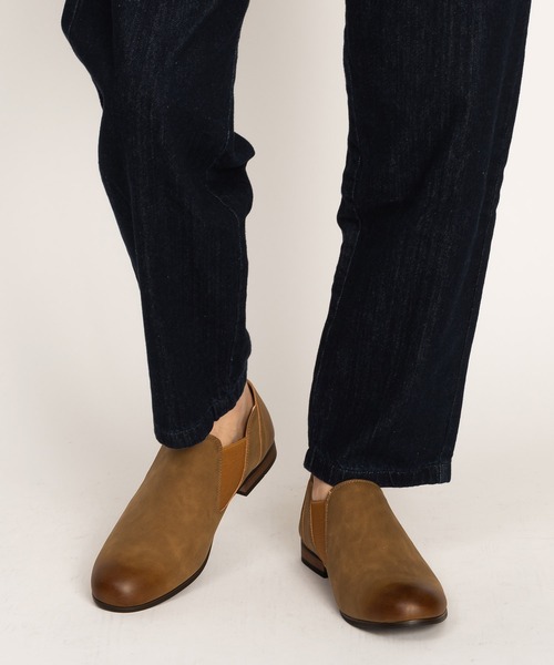 O-NINE（オーナイン）の「サイドゴアシューズ /  2WAY スリッポン（スリッポン・メンズ・ブラウン/ネイビー/グレー/ブラック/ベージュ/ダークブラウン・42/44/40/46/39/45/41/43）」の21枚目の写真