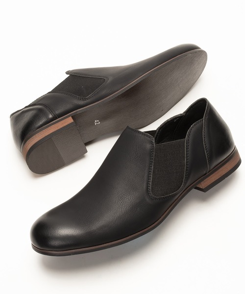 O-NINE（オーナイン）の「サイドゴアシューズ /  2WAY スリッポン（スリッポン・メンズ・ブラウン/ネイビー/グレー/ブラック/ベージュ/ダークブラウン・42/44/40/46/39/45/41/43）」の13枚目の写真