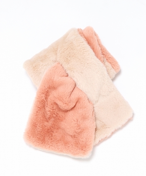 Heather（ヘザー）の「フェイクファーティペット　735000（マフラー・レディース・ブラウン系その他/ピンク系その他/グレー/ホワイト・ONE SIZE）」の10枚目の写真