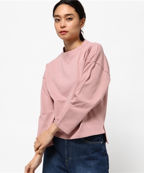 MOUSSY（マウジー）の「OFF NECK BORDER TOPS（Tシャツ/カットソー・レディース・ホワイト系その他/ピンク/ダークネイビー/ブラック系その他・FREE）」の14枚目の写真