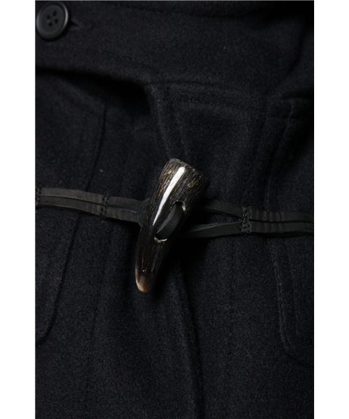BEAMS BOY(ビームスボーイ)の「GERALD&STEWART × BEAMS BOY / ダッフル ロング (ダッフルコート・レディース・ブラック/ネイビー・ONE SIZE)」の6枚目の写真