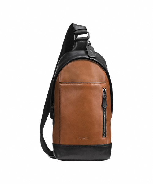 COACH コーチ マンハッタン スリング ボディバッグ レザー COACH（コーチ）の「マンハッタン スリング パック スポーツ