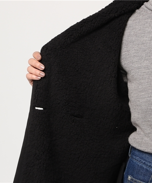 LBC(エルビーシー)の「裏ボア衿ボリュームコート(その他アウター・レディース・グレー/モカ/ブラック・LARGE/MEDIUM)」の11枚目の写真