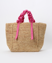 LUDLOW（ラドロー）の「ラフィアグレープハンドルバック（トートバッグ