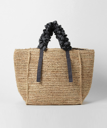 LUDLOW（ラドロー）の「ラフィアグレープハンドルバック（トートバッグ
