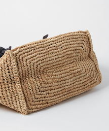 LUDLOW（ラドロー）の「ラフィアグレープハンドルバック（トートバッグ