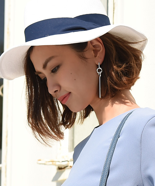 Eldia'lu(エルディアル)の「サークル連結バーピアス(ピアス(両耳用)・レディース・シルバー/ゴールド・フリ-)」の4枚目の写真