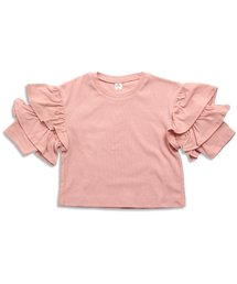 apres les cours | 袖2段フリル7分袖Тシャツ(Tシャツ/カットソー)