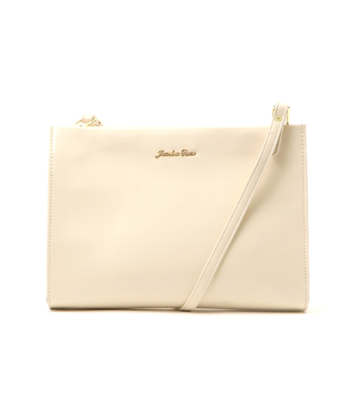 Jewelna Rose(ジュエルナローズ)の「ジュリー 2WAYショルダーバッグ / 33504(ショルダーバッグ・レディース・ホワイト/ブラウン/ベージュ/ネイビー・FREE)」の1枚目の写真