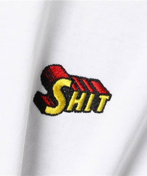 Sync.（スィンク）の「Sync.【D*FACE】TEE "SHIT"（Tシャツ/カットソー・メンズ・ブラック/ホワイト・SMALL/LARGE/MEDIUM/X-LARGE）」の5枚目の写真