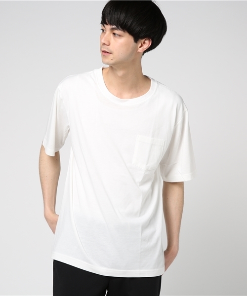 WEGO（ウィゴー）の「WEGO/カラーパレットカットソー（Tシャツ/カットソー・メンズ・レッド/ライム/ホワイト/ブラック/ロイヤルブルー/イエロー/オレンジ/パープル/ピンク系その他/ターコイズブルー・MEDIUM/LARGE）」の2枚目の写真