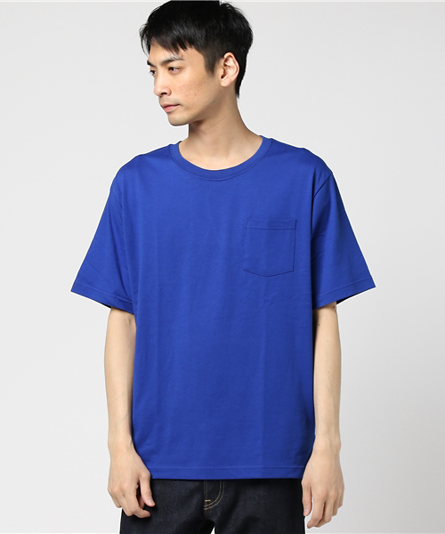 WEGO（ウィゴー）の「WEGO/カラーパレットカットソー（Tシャツ/カットソー・メンズ・レッド/ライム/ホワイト/ブラック/ロイヤルブルー/イエロー/オレンジ/パープル/ピンク系その他/ターコイズブルー・MEDIUM/LARGE）」の6枚目の写真