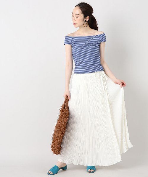 IENA LA BOUCLE(イエナラブークル)の「IENA LA BOUCLE フライスボーダーフレンチスリーブプルオーバー◆(Tシャツ/カットソー・レディース・レッド/ブラック/ブルー・FREE)」の17枚目の写真