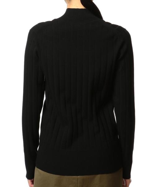 ASTRAET（アストラット）の「ASTRAET（アストラット）16G リブ ハイネックニット（ニット/セーター・レディース・ブラック/ライトピンク・FREE）」の3枚目の写真