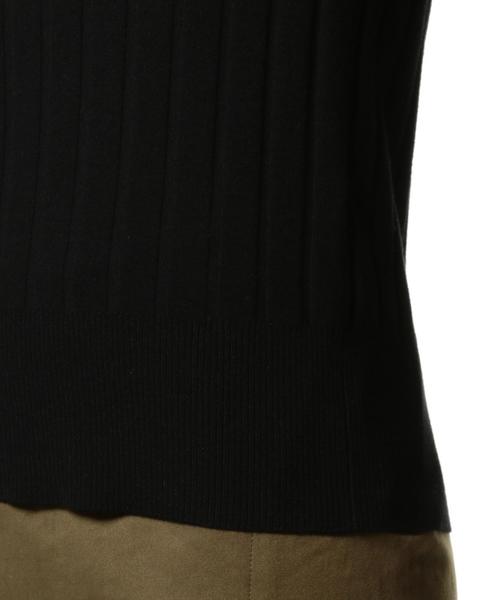 ASTRAET（アストラット）の「ASTRAET（アストラット）16G リブ ハイネックニット（ニット/セーター・レディース・ブラック/ライトピンク・FREE）」の8枚目の写真