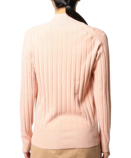 ASTRAET（アストラット）の「ASTRAET（アストラット）16G リブ ハイネックニット（ニット/セーター・レディース・ブラック/ライトピンク・FREE）」の10枚目の写真