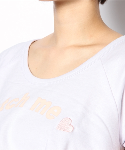 Kastane（カスタネ）の「Catchme①T（Tシャツ/カットソー・レディース・ホワイト/チャコールグレー/ライトグリーン/ラベンダー・FREE）」の7枚目の写真
