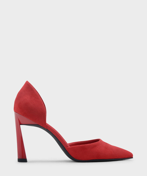 CHARLES & KEITH(チャールズ & キース)の「ドルセイパンプス / D'ORSAY PUMPS(パンプス・レディース・レッド/ブラック・22.5cm/23.5cm/25cm/23cm/24.5cm)」の1枚目の写真