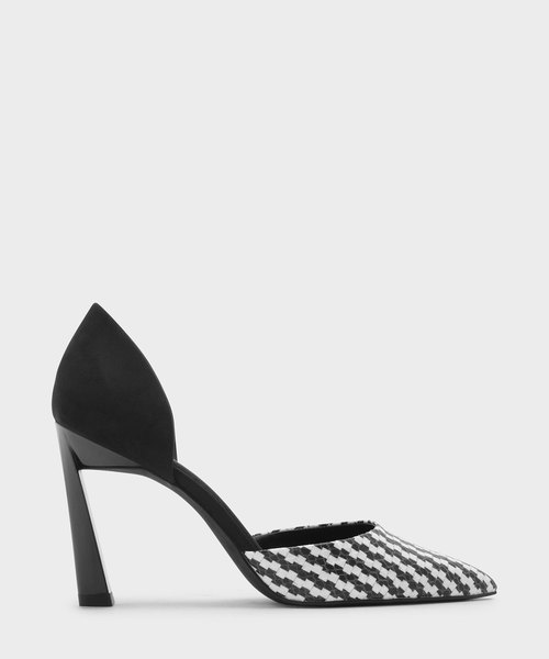 CHARLES & KEITH(チャールズ & キース)の「ドルセイパンプス / D'ORSAY PUMPS(パンプス・レディース・レッド/ブラック・22.5cm/23.5cm/25cm/23cm/24.5cm)」の2枚目の写真