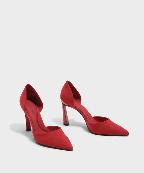 CHARLES & KEITH(チャールズ & キース)の「ドルセイパンプス / D'ORSAY PUMPS(パンプス・レディース・レッド/ブラック・22.5cm/23.5cm/25cm/23cm/24.5cm)」の11枚目の写真