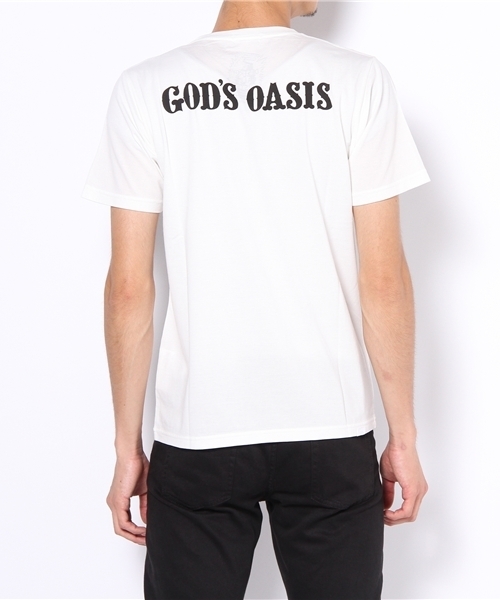 HYSTERIC GLAMOUR（ヒステリックグラマー）の「DAM/GOD’S OASIS pt T-SH（Tシャツ/カットソー・メンズ・ホワイト/レッド/ブラック・SMALL/MEDIUM/LARGE）」の6枚目の写真
