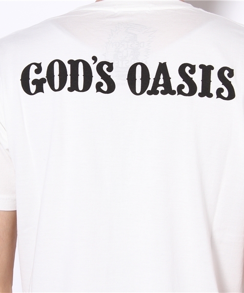 HYSTERIC GLAMOUR（ヒステリックグラマー）の「DAM/GOD’S OASIS pt T-SH（Tシャツ/カットソー・メンズ・ホワイト/レッド/ブラック・SMALL/MEDIUM/LARGE）」の10枚目の写真
