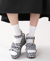 WEGO | WEGO/リボン厚底サンダル(サンダル)