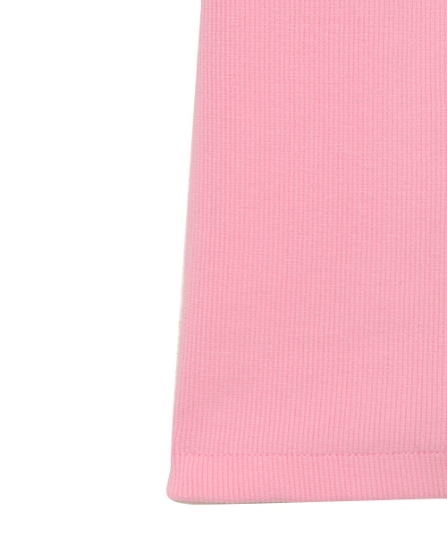 Candy Stripper（キャンディストリッパー）の「FANCY LOGO RIB トップス（Tシャツ/カットソー・レディース・オフホワイト/ブラック/ピンク・2）」の14枚目の写真