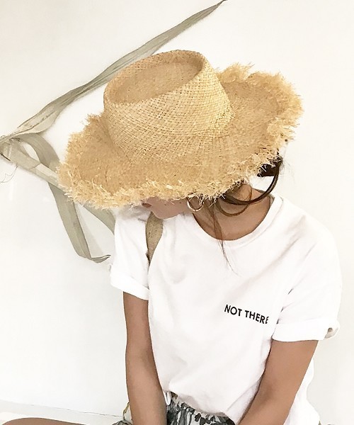 TODAYFUL(トゥデイフル)の「フリンジラフィアハット(ハット・レディース・ナチュラル・FREE)」の8枚目の写真