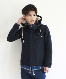 WEGO | WEGO/メルトンフーデットブルゾン(ブルゾン)