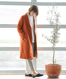 LBC | 【WEB先行】ヘチマカラーコート(チェスターコート)