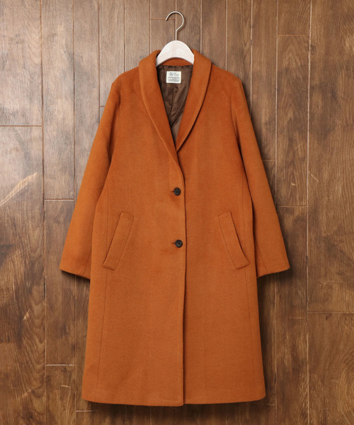 LBC（エルビーシー）の「ヘチマカラーコート（チェスターコート・レディース・グリーン/オレンジ・M/L）」の6枚目の写真