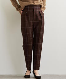 green label relaxing | FM ハイウエスト センタープレス パンツ チェック(その他パンツ)