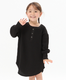GLOBAL WORK | 【キッズ】2WASYワッフルヘンリーワンピース/821382(ワンピース)