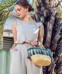 Edit Sheen | フリンジかごバッグ(かごバッグ)