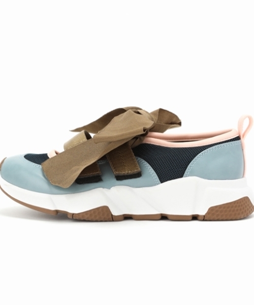 Casselini(キャセリーニ)の「2wayリボンスニーカー(スニーカー・レディース・ブラック/パープル/ブルー/アイボリー・S/M/L)」の16枚目の写真