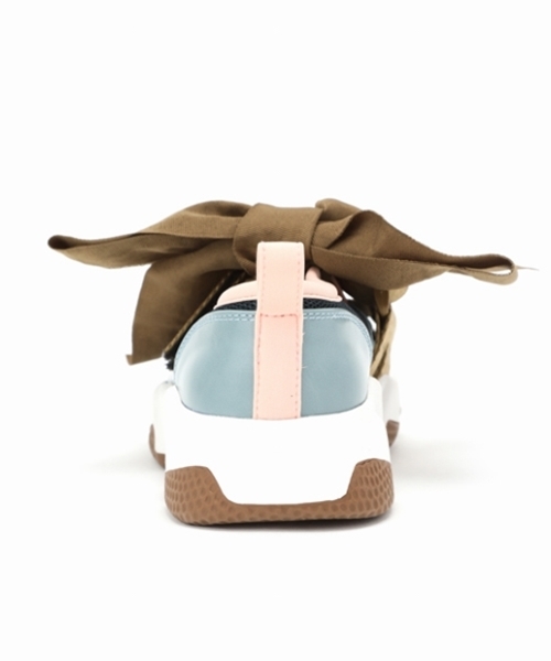 Casselini(キャセリーニ)の「2wayリボンスニーカー(スニーカー・レディース・ブラック/パープル/ブルー/アイボリー・S/M/L)」の17枚目の写真