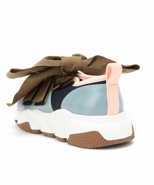 Casselini(キャセリーニ)の「2wayリボンスニーカー(スニーカー・レディース・ブラック/パープル/ブルー/アイボリー・S/M/L)」の5枚目の写真