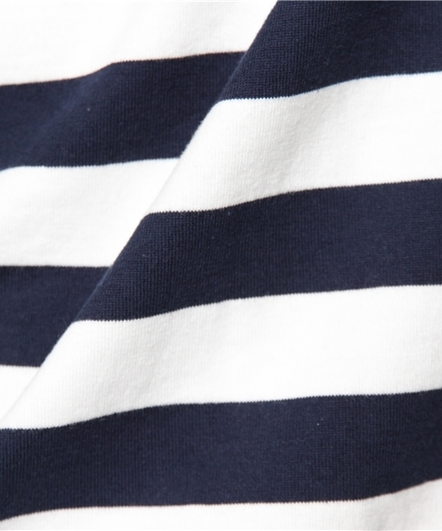 BEAMS（ビームス）の「○BEAMS / 40双糸 1インチ ボーダーカットソー（Tシャツ/カットソー・メンズ・イエロー/グリーン/ネイビー・MEDIUM/SMALL/X-LARGE/LARGE）」の12枚目の写真