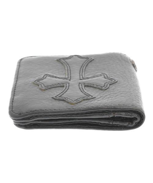 ブランド古着】クロスパッチ付グロメット付二つ折り財布（財布