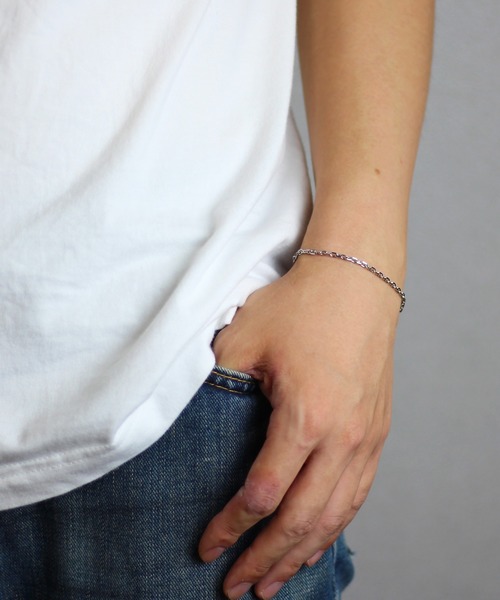 TONE SELECT GOODS（トーンセレクトグッズ）の「【vie】ステンレスブレスチェーン　レディース/医療用器具にも使われるステンレス316L使用（金属アレルギーフリー）（ブレスレット・レディース・その他4/その他3/その他1/その他2/その他8/その他6/その他5/その他7/その他9/その他10/その他11/その他13/その他12/その他18/その他15/その他16/その他14/その他17/その他24/その他20/その他23/その他21/その他22/その他19/その他25/その他26/その他27・17.5cm/17cm/FREE）」の5枚目の写真